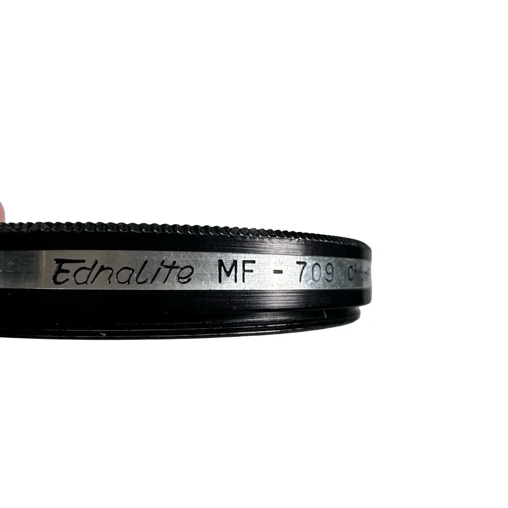 Vintage Ednalite MF-709 85C Coated Camera Lens Filter‎ Warming Color w/ Case USA